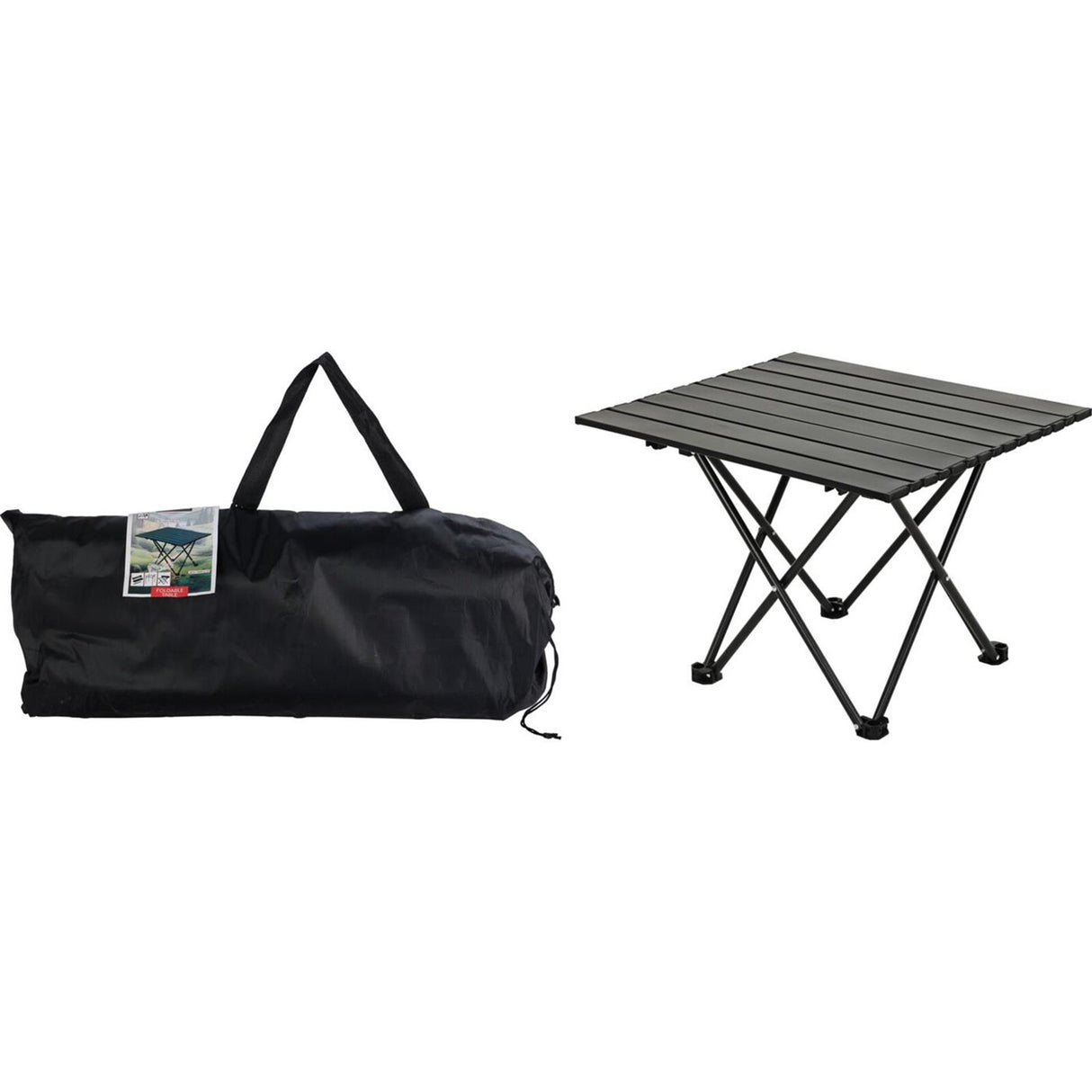Redcliffs campingtafel metaal zwart 56x40x46cm