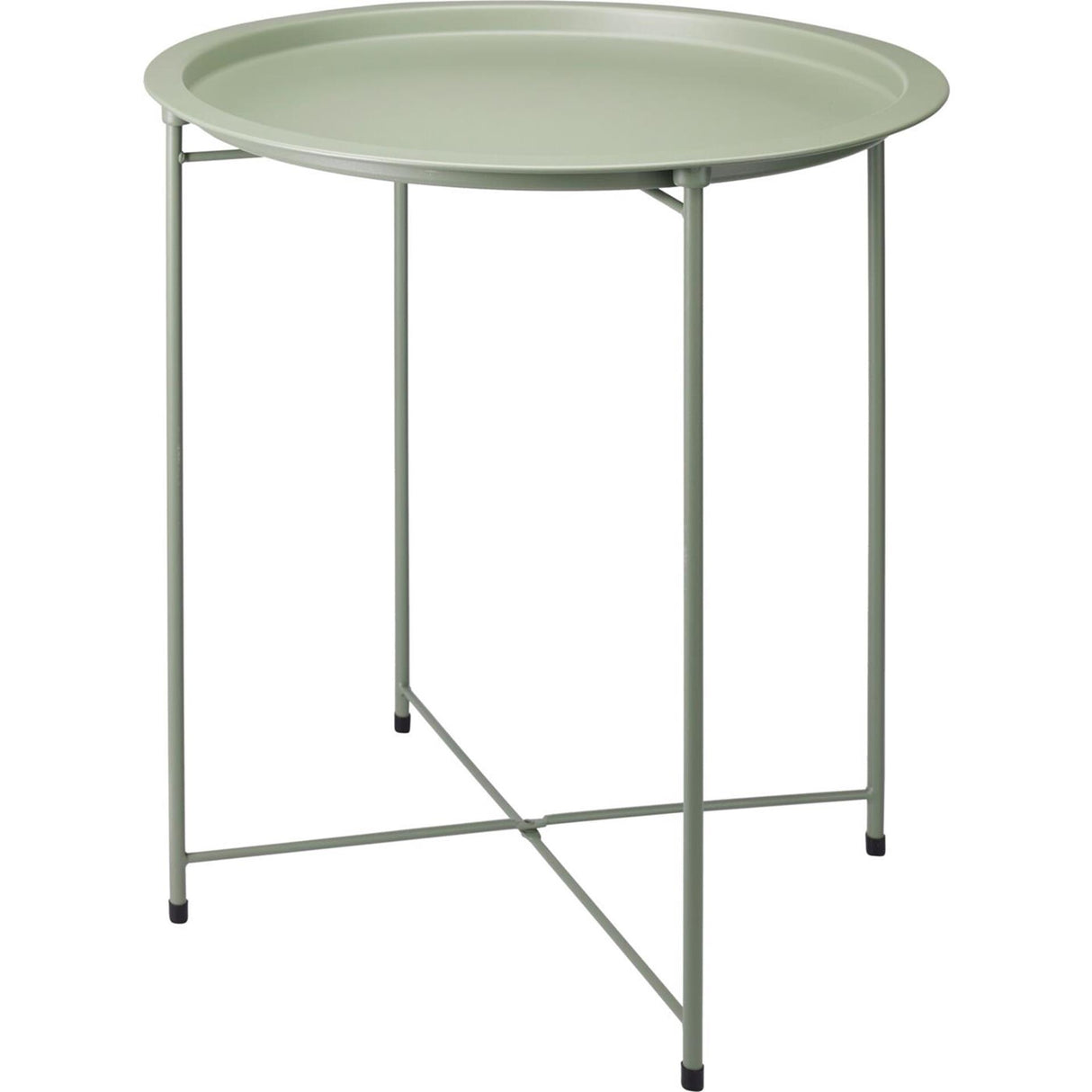 Home styling bijzettafel groen ã¸47xh50cm