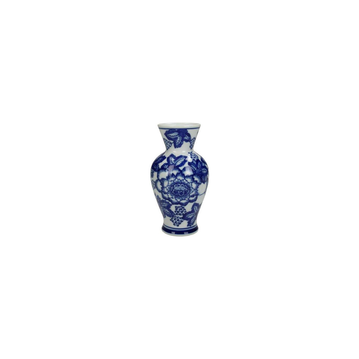 Kersten vaas aardewerk blue 16x9x9cm