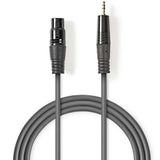 Nedis xlr kabel - stereo - balanceret