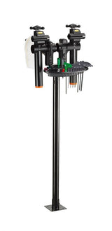 Icetoolz xpert reparationsstativ m klemme 2x, gulvmontering, stål, E134