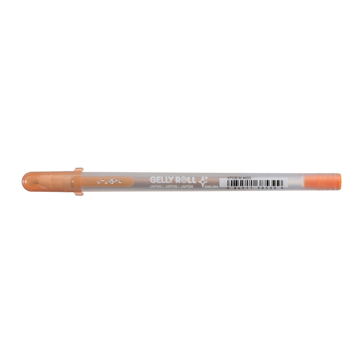 Sakura • gelly roll sølv skygge orange