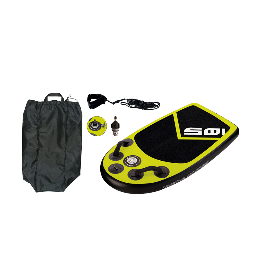 Abi xq max body board neon geel