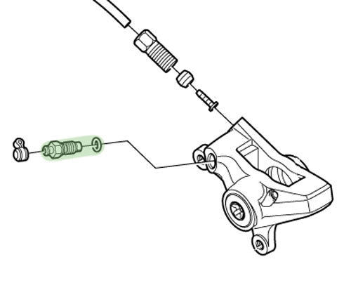 Shimano udluftningsnippeltætningsring til br-m965 966