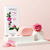 Yardley london engelsk rose sæbe 3x100gr.