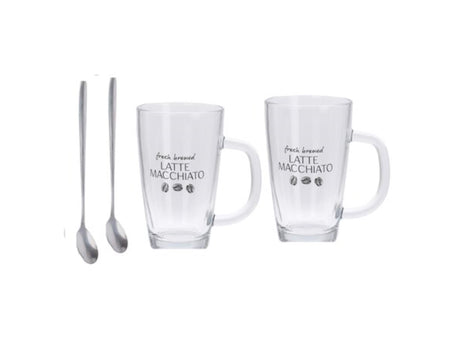 Fremragende husholdningsartikler latte macchiato sæt 4-delt 300ml
