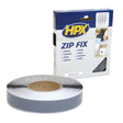 Baten handelsselskab hpx zip fix velcro (løkke) - sort 20mm x 5m