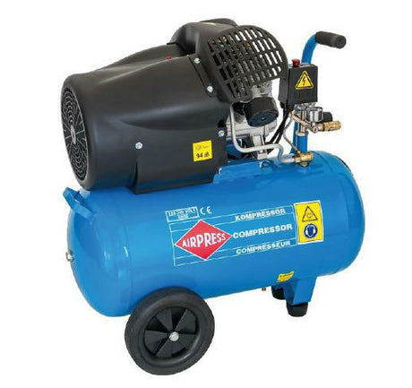 Airpress kompressor HL 425-50 8 bar 3 hk 2,2 kw 280 l min 50 l med tilbehør