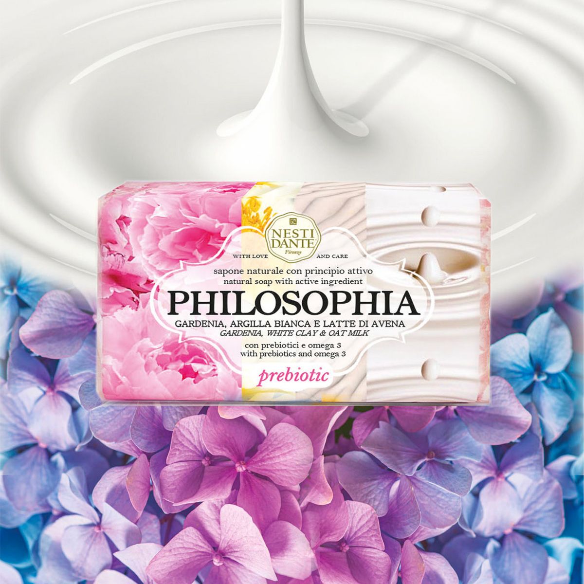 Nesti dante philosophia præbiotisk sæbe 250gr.