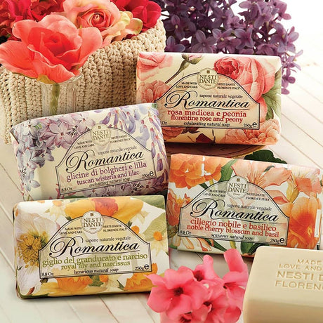 Nesti dante romantica rose pæon sæbe 250gr.