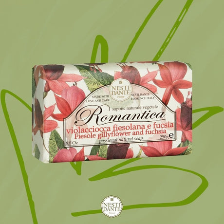 Nesti dante romantica fiesole gillyflower fucsia sæbe 250gr.