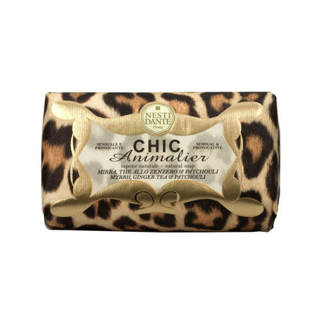 Nesti dante chic animalier myrra ingefær te patchouli sæbe 250gr.