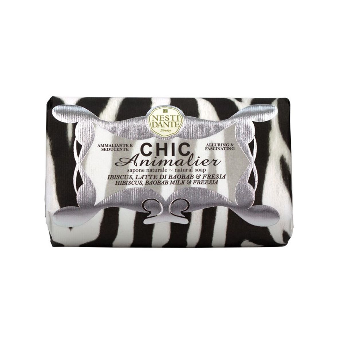 Nesti dante chic animalier hibiscus, baobab mælk fresia sæbe 250gr.