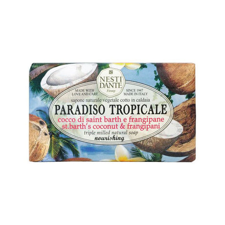 Nesti dante paradiso tropicale kokos frangipani sæbe 250gr.
