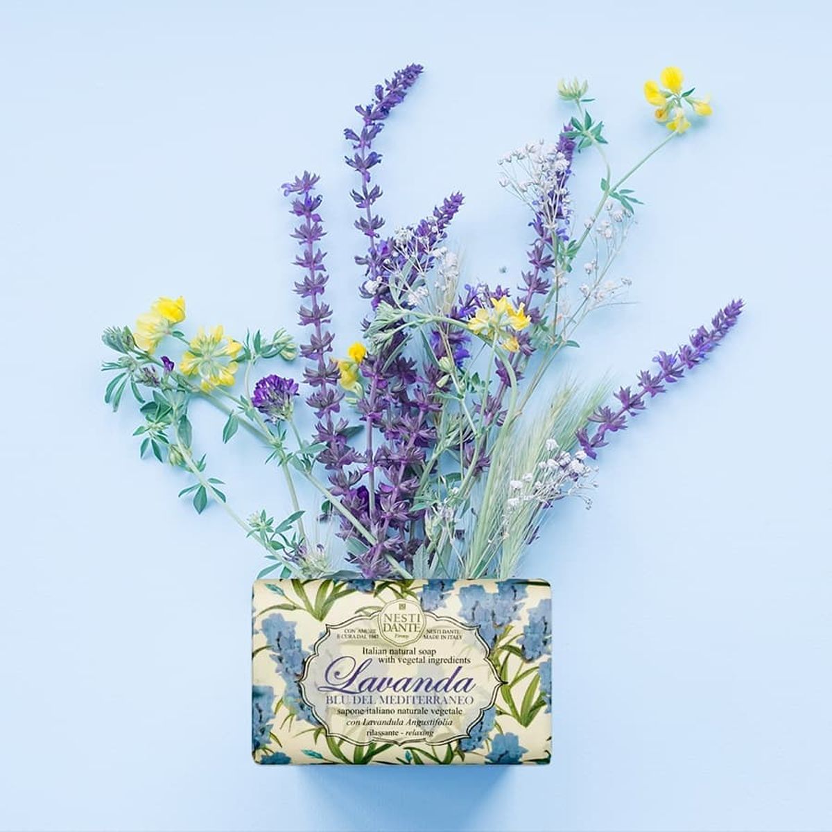 Nesti dante lavanda blu del mediterraneo sæbe 150gr.