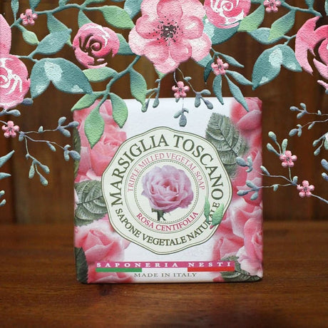 Nesti dante marsiglia toscano rosa centifolia sæbe 200gr.