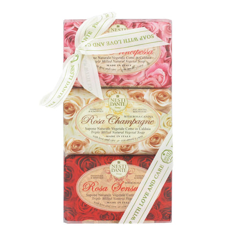 Nesti dante gavesæt sæbe rosa 3x150gr.