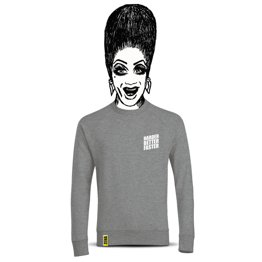 Zena sweater hbf mid heather grey xl