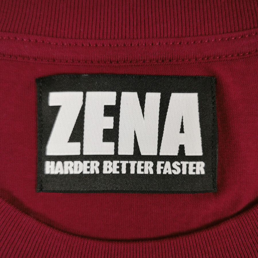 Zena t-shirt flash burgundy l