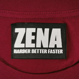 Zena t-shirt flash burgundy l