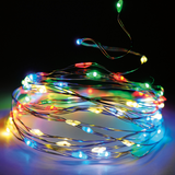 Zilverdraad led multicolor 240 leds 2390cm