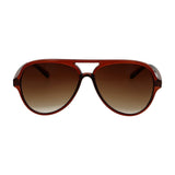 Spectrum solbriller vintage pilot gradient brune damer
