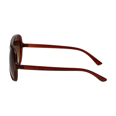 Spectrum solbriller vintage pilot gradient brune damer