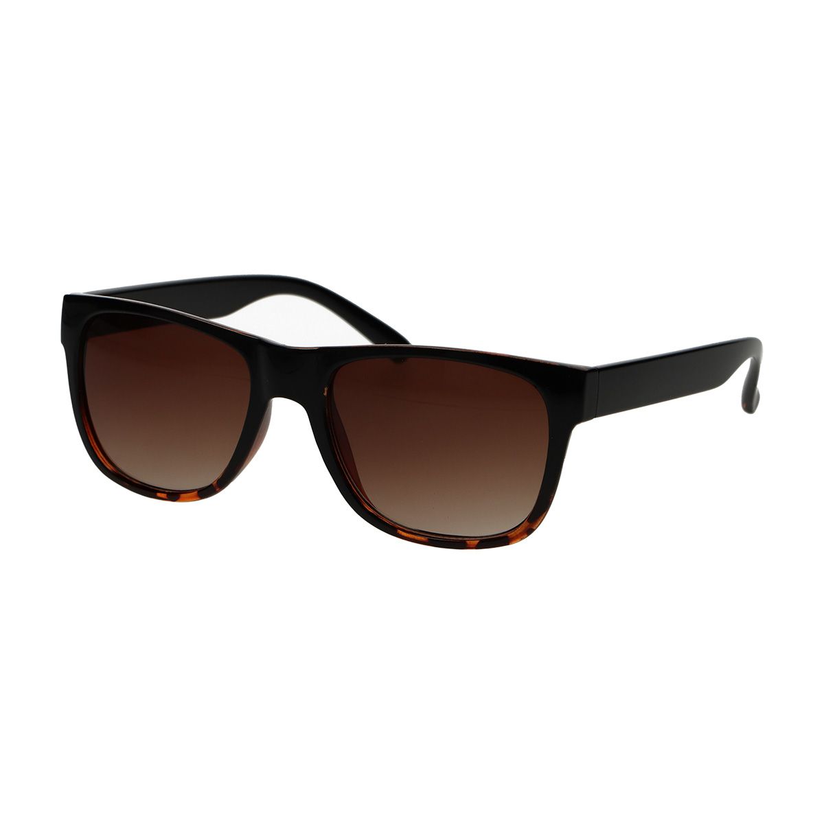 Spectrum solbriller halv havana brune damer