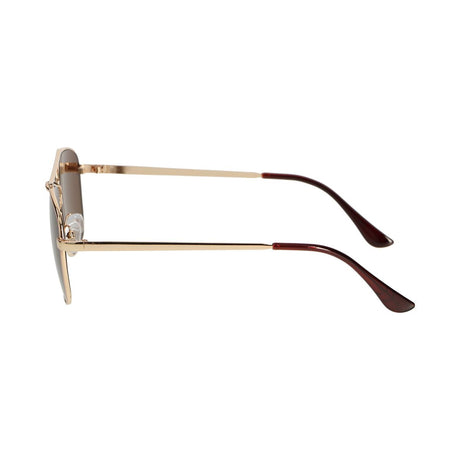 Spectrum solbriller pilot firkantede pink metal brune damer