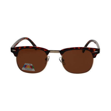 Spectrum polariserede solbriller club square havana guldbrun unisex