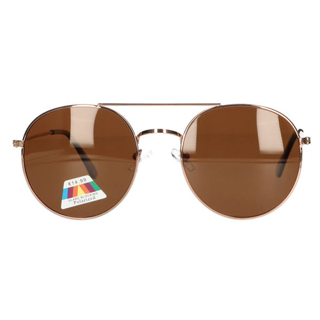 Spectrum polariserede solbriller pilot brun glas unisex