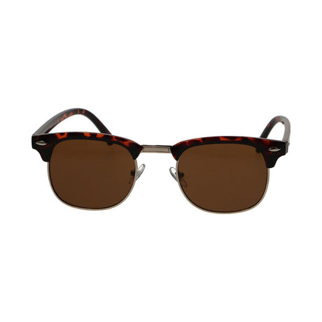 Spectrum solbriller club square havana guldbrun unisex