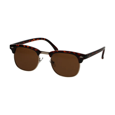 Spectrum solbriller club square havana guldbrun unisex