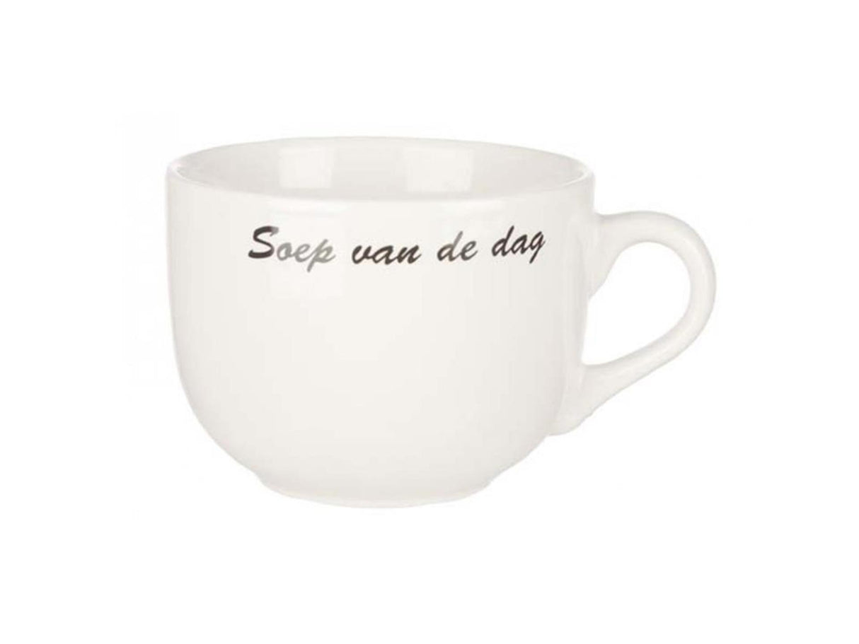 Hyggelig trendy suppeskål med dagens suppe