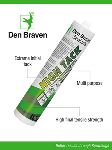 Den braven zwaluw high tack 290ml zwart - 11258200
