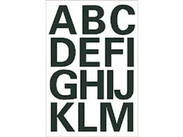 Andre mærker - - Hvide bogstaver A -z 25mm