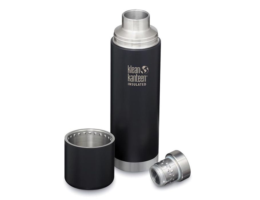 Klean kanteen termokande flaske tk pro - skifer sort - 1000ml