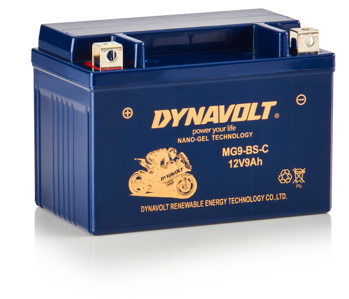 Dynavolt Battery MG9-BS-C (YTX9-BS)