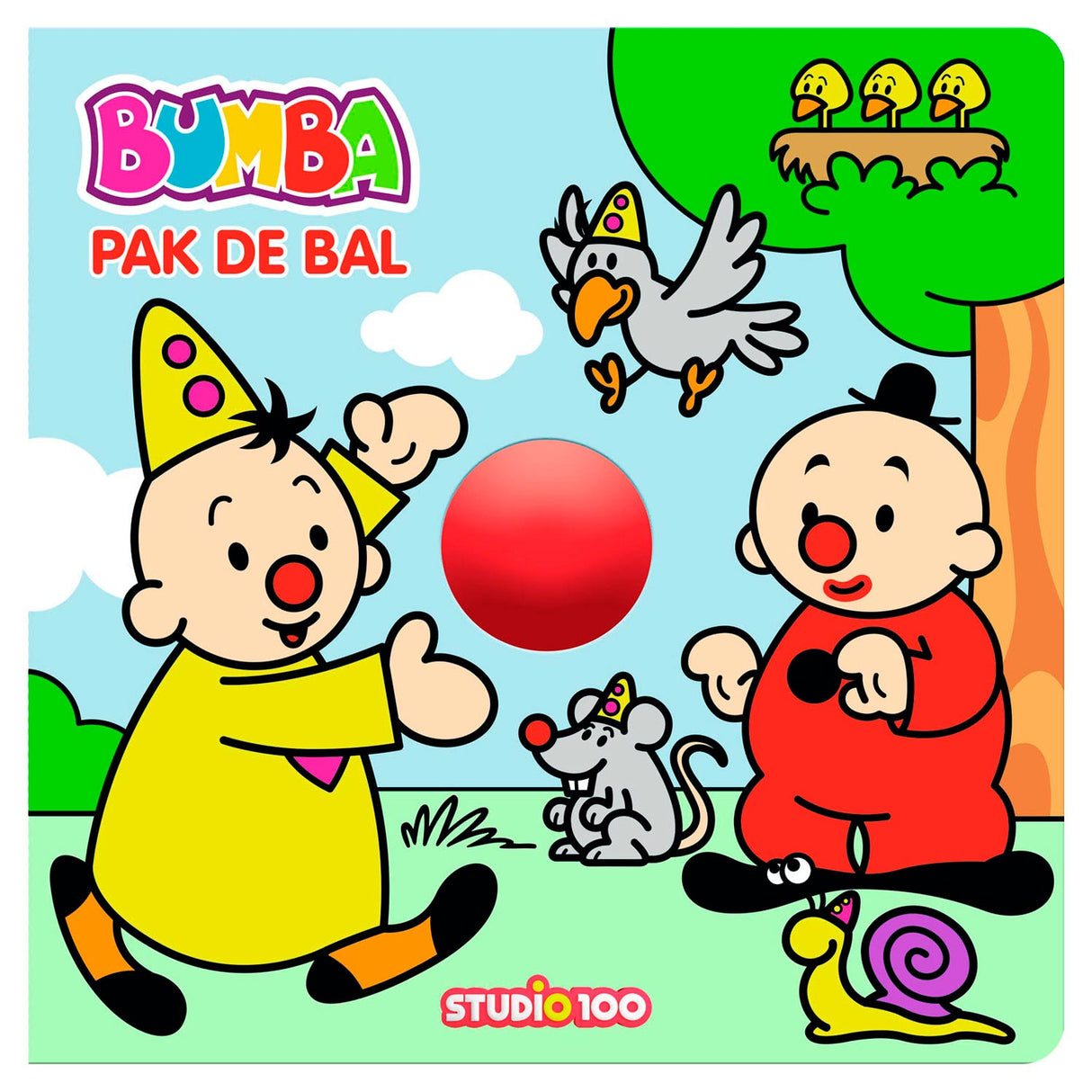 Studio 100 skumboek pak de bal junior 19 x 19 cm papir