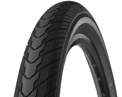 Duro besv Easy Ride Tire 20x1,95 50-406 Sort refleksion