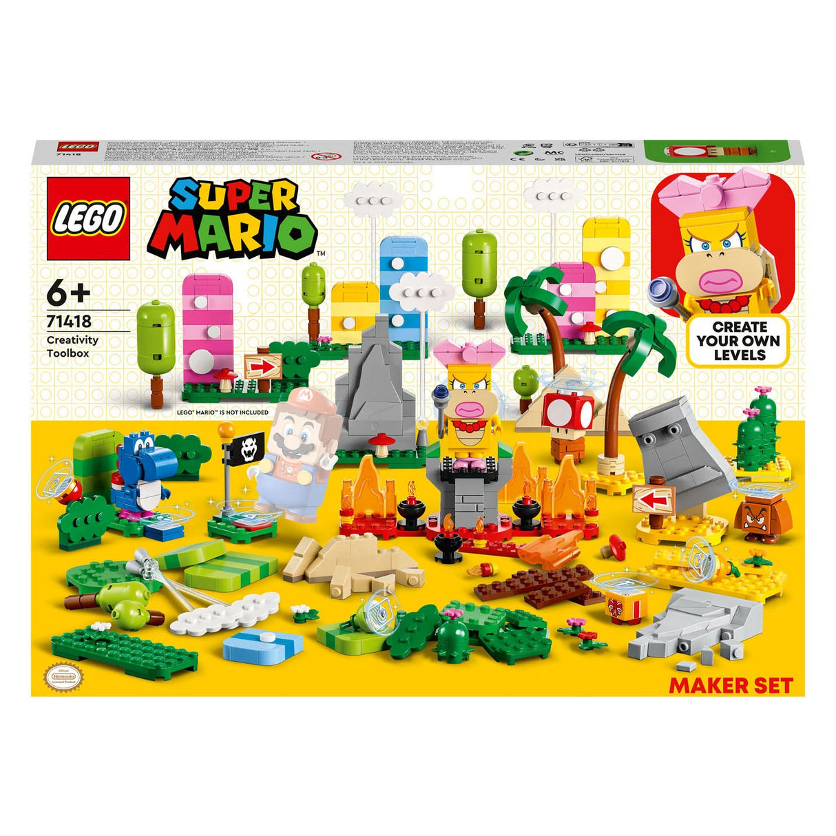 LEGO LEGO SUPER MARIO 71418 MAKERS SET: Kreativ værktøjskasse