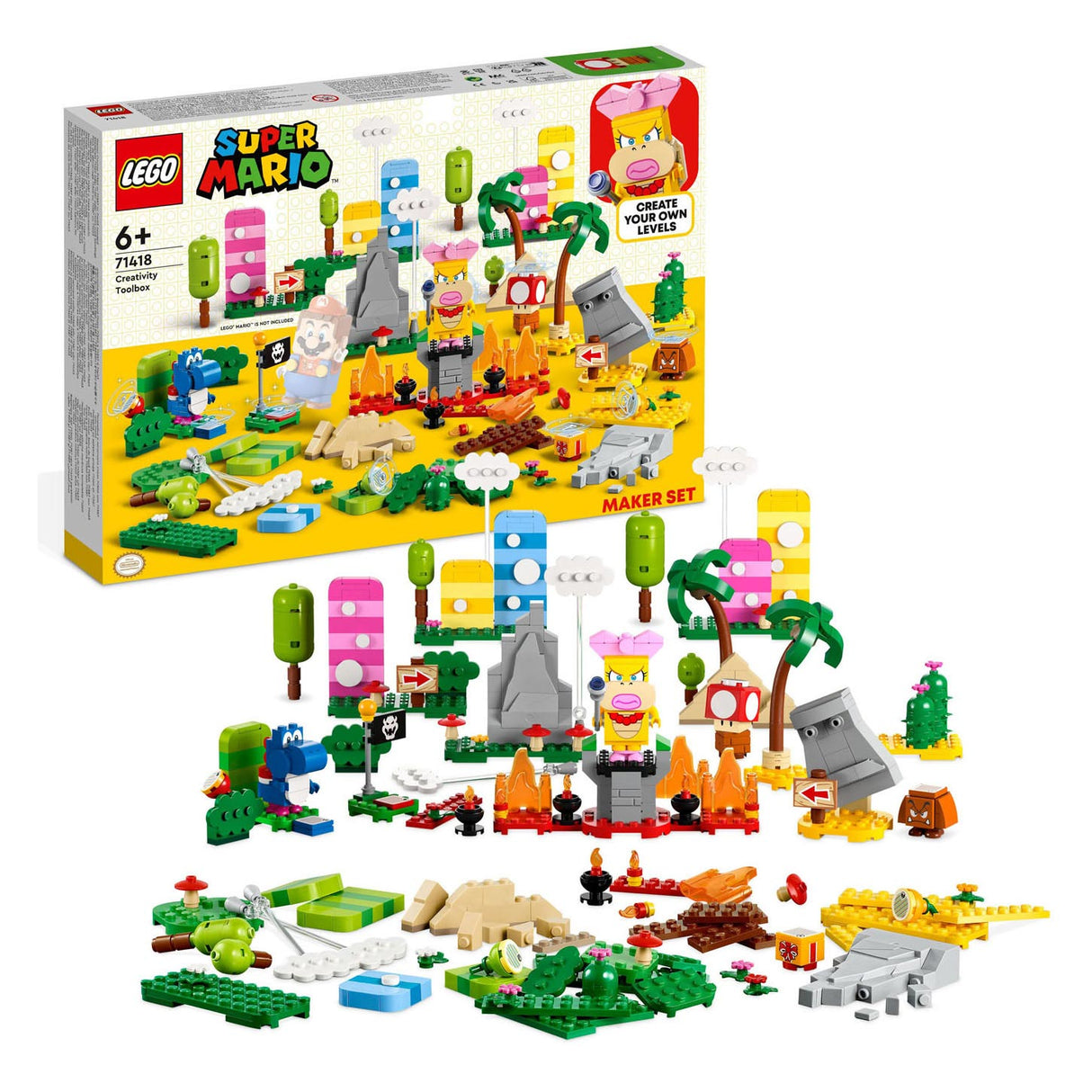 LEGO LEGO SUPER MARIO 71418 MAKERS SET: Kreativ værktøjskasse