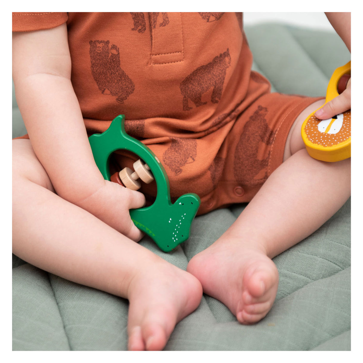 Trixie Wood Rattle Mr. Crocodile