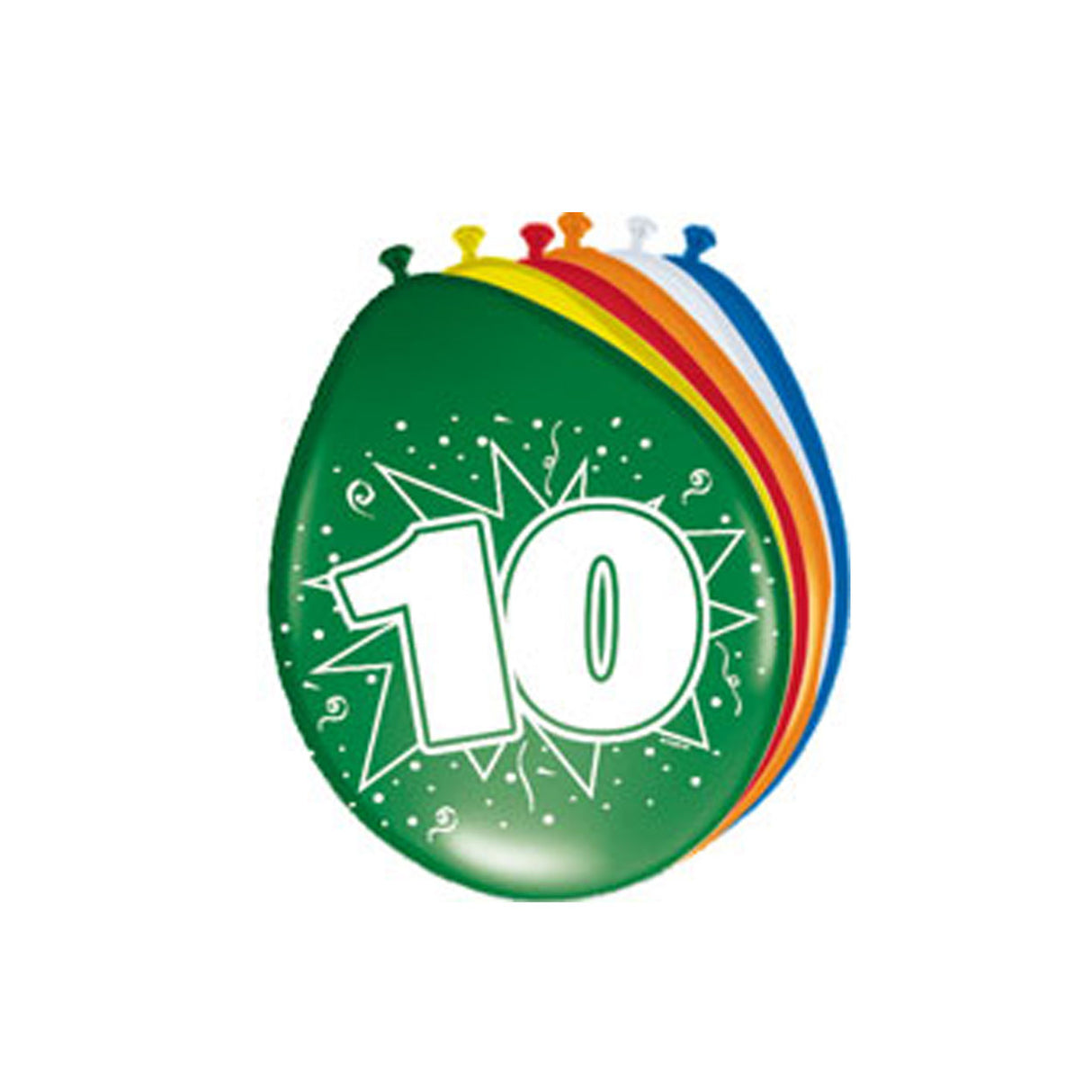Folat BV Figur Balloons 10 år, 8 ..