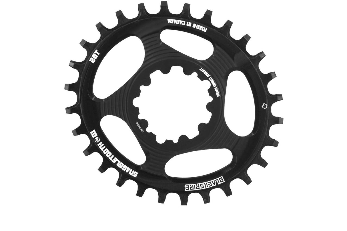 Blackspire Chain Top Chaining Leaf Snaggletooth Oval SRAM Spline 28 6mm Offset