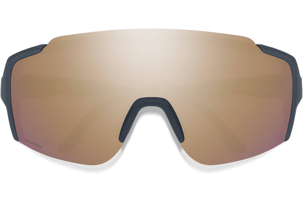 Smith svinghjul briller matte fr Navy Chrom Rose Gold Mirror