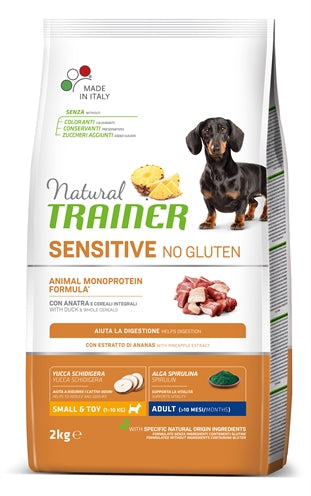Naturlig træner hund voksen mini følsom duck