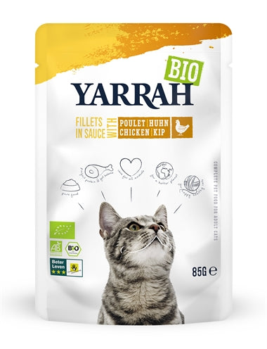 Yarrah kat organiske fileter med kylling i sauce