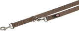 Trixie Dog Leash Justerbar Premium Brown