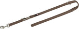 Trixie Dog Leash Justerbar Premium Two -Layer Brown